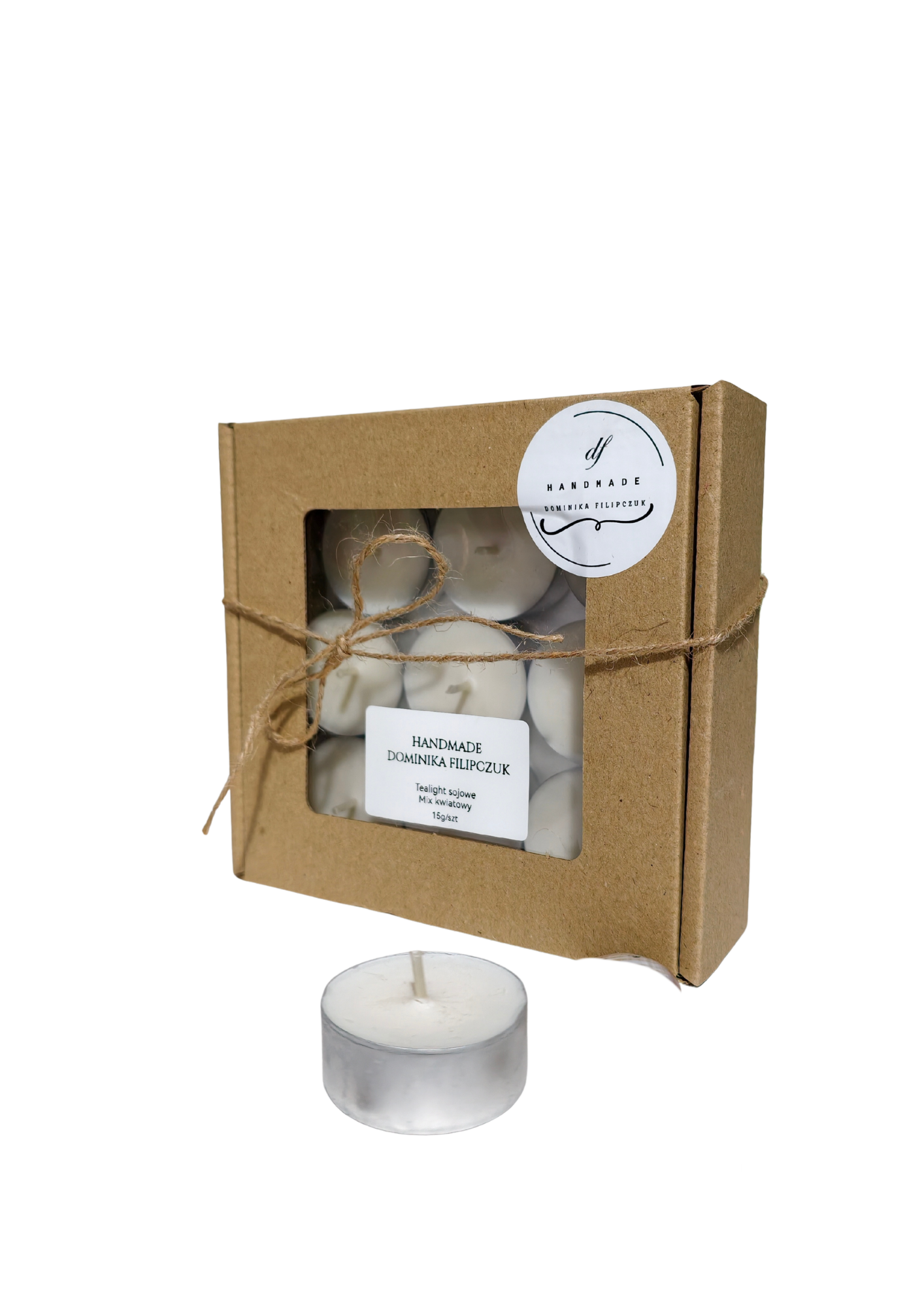 Zestaw Tealight ,,Mix kwiatowy'' – Dominika Filipczuk