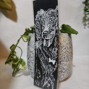 Zakładka czarno-biała Spaniel - Barwy Dnia
