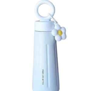 Butelka termiczna „Flower Charm” 450 ml – biała