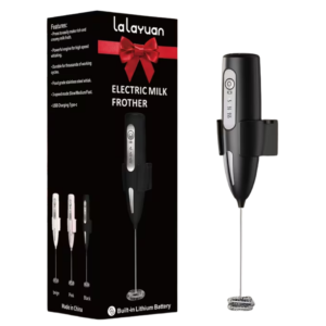 Elektryczny spieniacz do mleka USB – czarny
