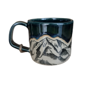 Kubek ceramiczny handmade „Zorza nad Górami” 400 ml – KC Creates Art