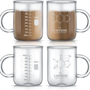 Kubek laboratoryjny „Caffeine Molecule Beaker Mug” 450 ml