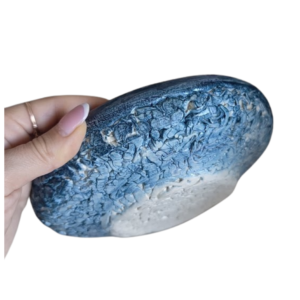 Misa ceramiczna handmade „Oceaniczna Struktura”  – Blue Ceramic